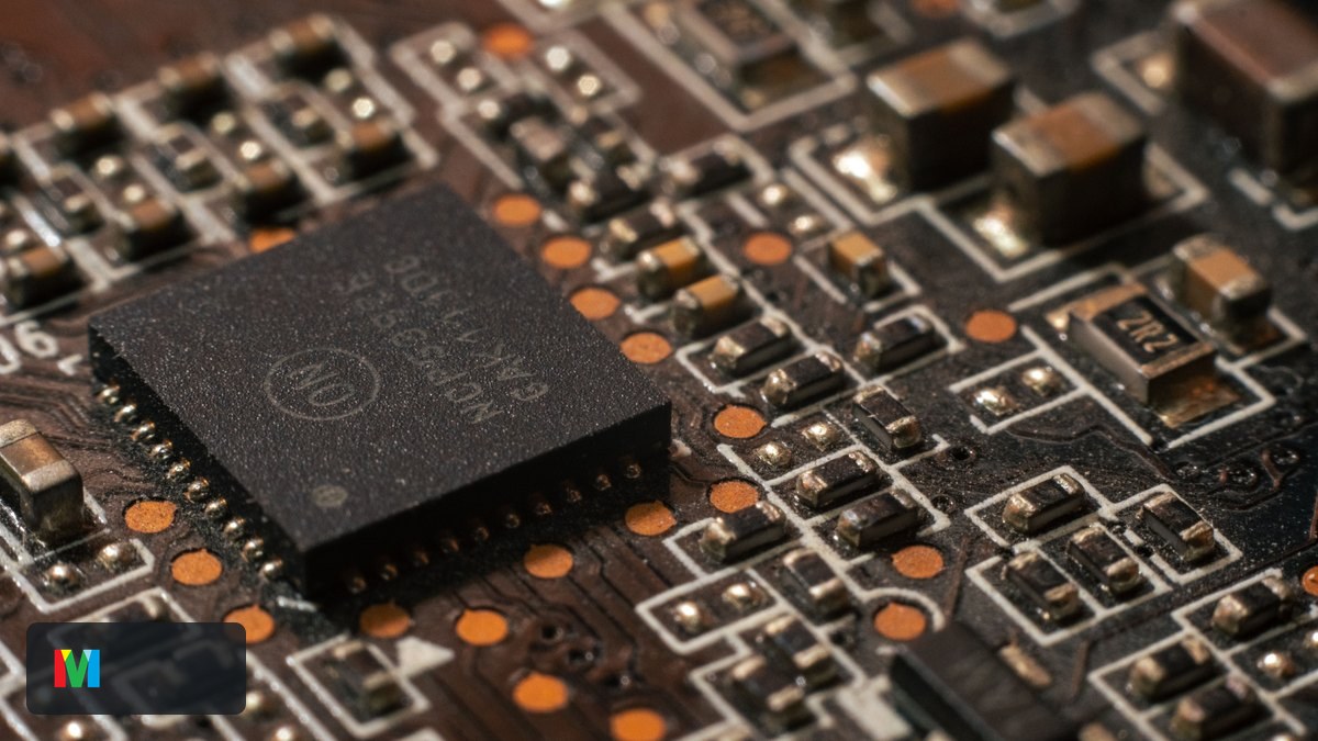 Chip e placa eletrônica, metáfora do investimento em semicondutores